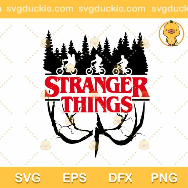Stranger Things 4 SVG, The Upside Down SVG, Hawkins Stranger Things SVG DXF EPS PNG