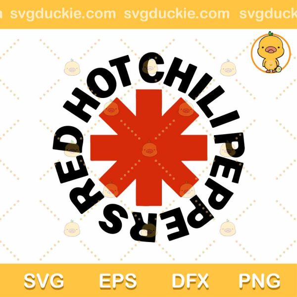 Red Hot Chili Peppers SVG, The Chili Peppers SVG, Logo RHCP SVG DXF EPS PNG