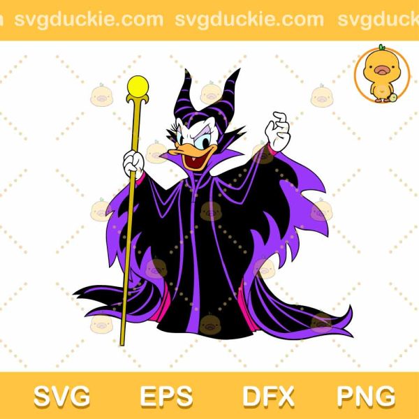 Daisy Duck As Maleficent SVG