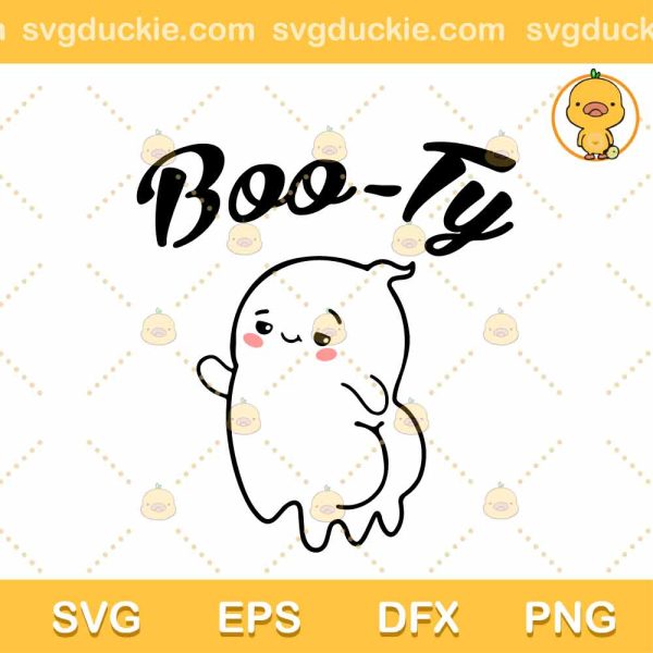 Funny Booty Ghost SVG, Cute Booty Ghost SVG, Happy Halloween 2022 SVG PNG EPS DXF