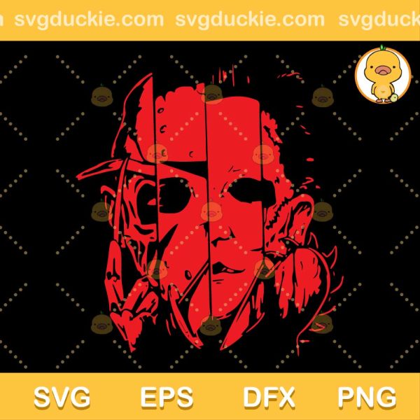 Horror Movie Killers Svg, Scary Friends Svg, Friends Halloween Svg, Horror Characters SVG DXF EPS PNG