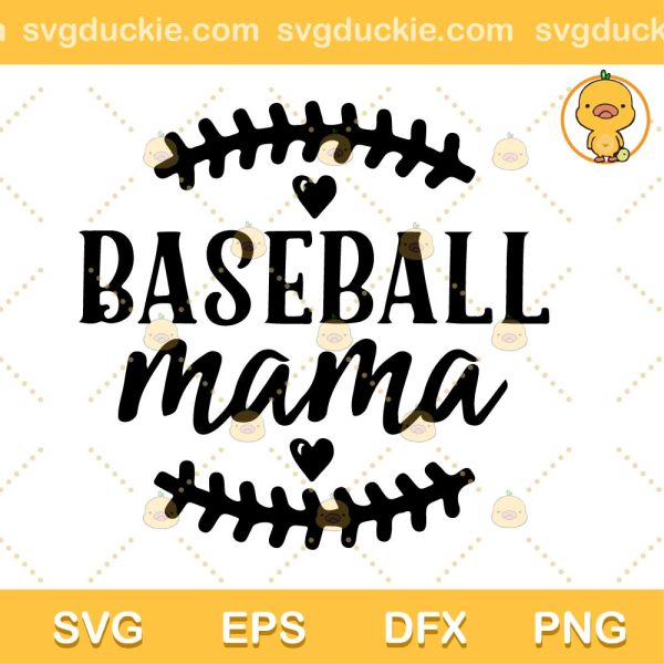 Baseball Mama Design SVG, Mama Baseball Sport Vector SVG, Best Mom baseball SVG PNG EPS DXF