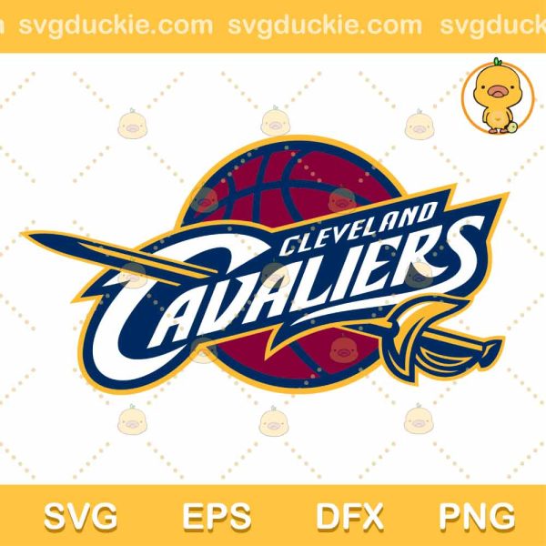 Cleveland Cavaliers Basketball SVG, Cleveland Cavaliers SVG, American Basketball Cleveland Cavaliers Basketball SVG PNG EPS DXF
