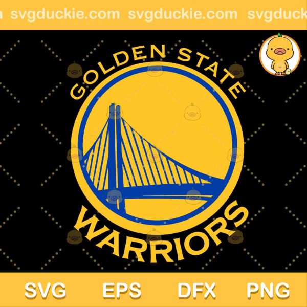 Golden State Logo Yellow SVG, Golden State Warriors Basketball Logo Design SVG, Golden State Warriors Basketball SVG PNG EPS DXF