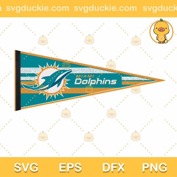Miami Dolphins Flag SVG, Miami Dolphins SVG, Miami Dolphins Football Team SVG PNG EPS DXF