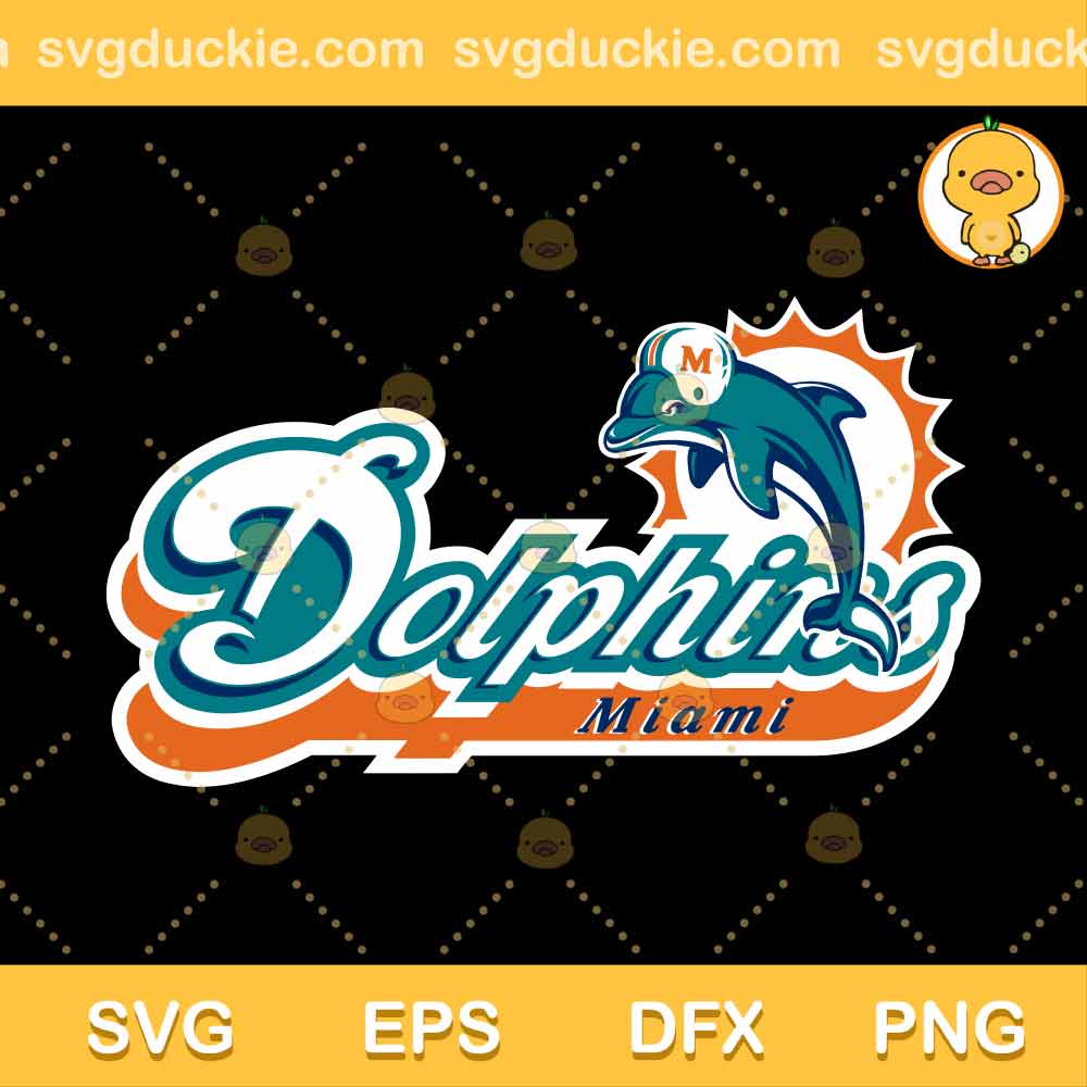 Miami Dolphins Vector Design SVG, Miami Dolphins SVG
