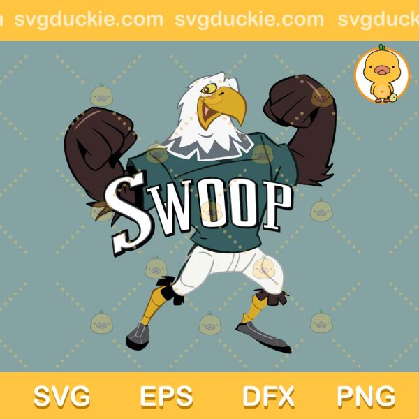 Philadelphia Eagles Swoop Funny SVG, Eagles Football Vector SVG, NFL Team Sport SVG PNG EPS DXF