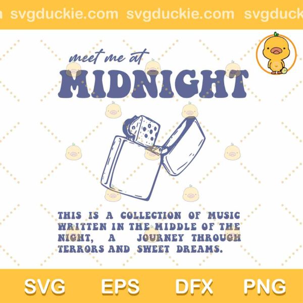 Taylor Midnights 2022 SVG For Print,Meet me Midnight SVG, Taylor New Album Midnigh SVG PNG EPS DXF