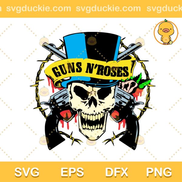 Guns N'roses Logo SVG, Guns N'roses Rock Band SVG, Guns N'roses SVG PNG EPS DXF