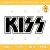 Kiss Rock Band SVG, Kiss Band SVG, Kiss Band Text SVG PNG EPS DXF
