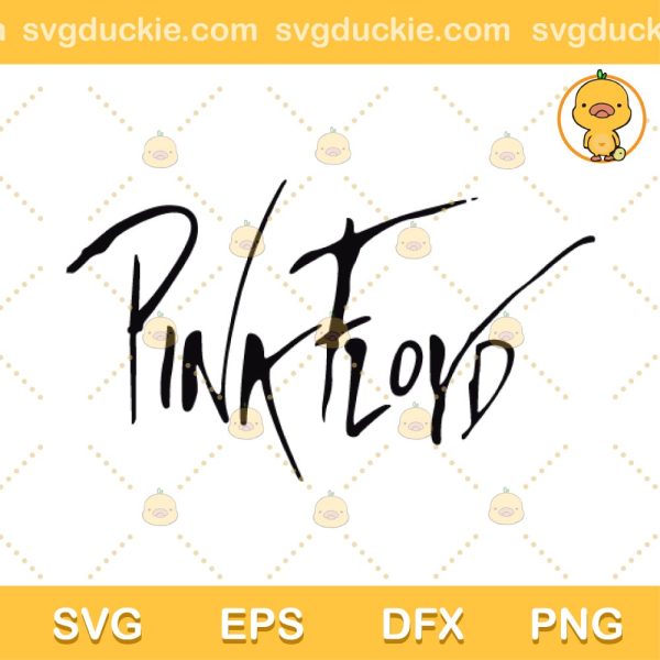 Pink Floyd SVG, Pink Floyd Text SVG, Pink Floyd English Rock Band SVG PNG EPS DXF