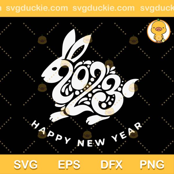 Chinese New Year 2023 SVG, Happy New Year 2023 Chinese SVG, HPNY 2023 Chinese SVG PNG EPS DXF