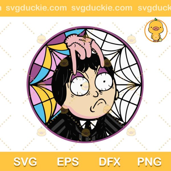 Forced Look Wednesday Movie SVG, Wednesday Addams SVG, Forced Look Vector For Print SVG PNG EPS DXF