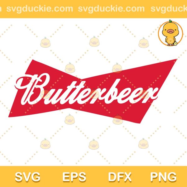 Butterbeer SVG, Butterbeer Text SVG, Beer SVG PNG EPS DXF