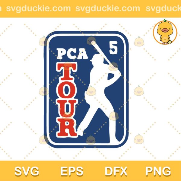 PCA Tour 5 Baseball SVG, PCA Baseball Lovers Fan SVG, PCA Baseball Vector SVG PNG EPS DXF