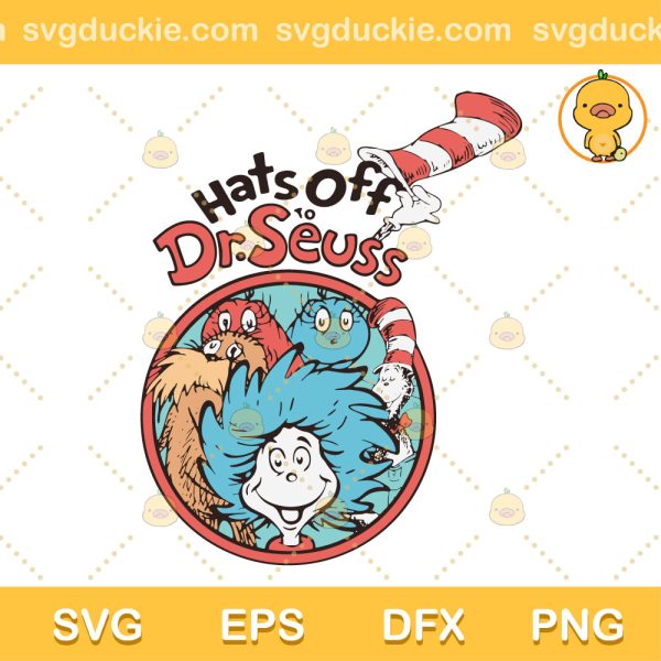 Hats Of Suess Day SVG, Dr Seuss SVG, Funny Comic SVG PNG EPS DXF