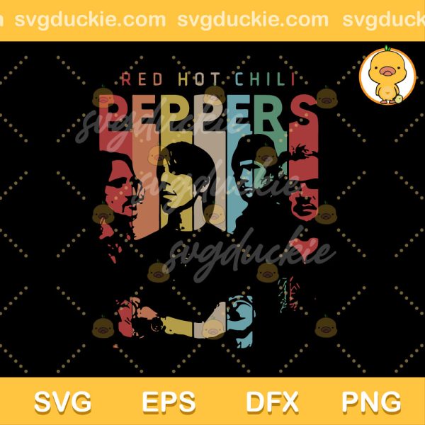 Red Hot Chili Peppers Gift For Fan SVG, Red Hot Chili Peppers SVG, Red Hot Chili Peppers Music Band SVG PNG EPS DXF