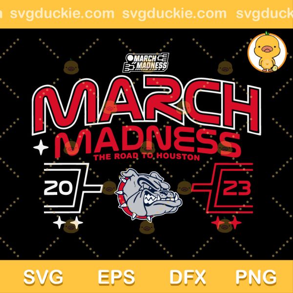Gonzaga Bulldogs March Madness 2023 SVG, Logo Gonzaga Bulldogs SVG, Gonzaga Bulldogs Baseball Team SVG PNG EPS DXF