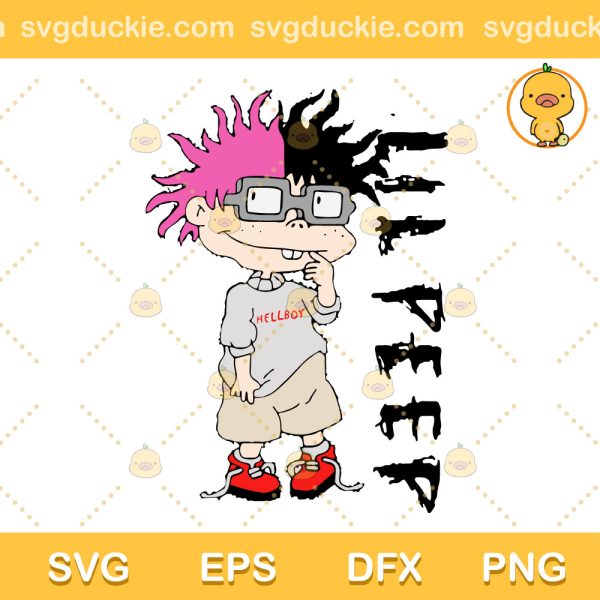 Lil Peep Hellboy SVG, Lil Peep SVG, Chuckie Rugrats Nickelodeon Kids SVG PNG EPS DXF