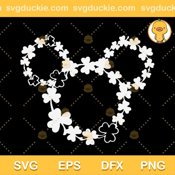 Mickey St Patricks Day SVG, Face Mickey Patrick Day SVG, Disney Patrick Day SVG PNG EPS DXF