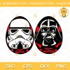 Star Wars Easter Egg SVG, Storm Trooper Darth Vader Easter Egg SVG, Star Wars Easter Day SVG PNG EPS DXF