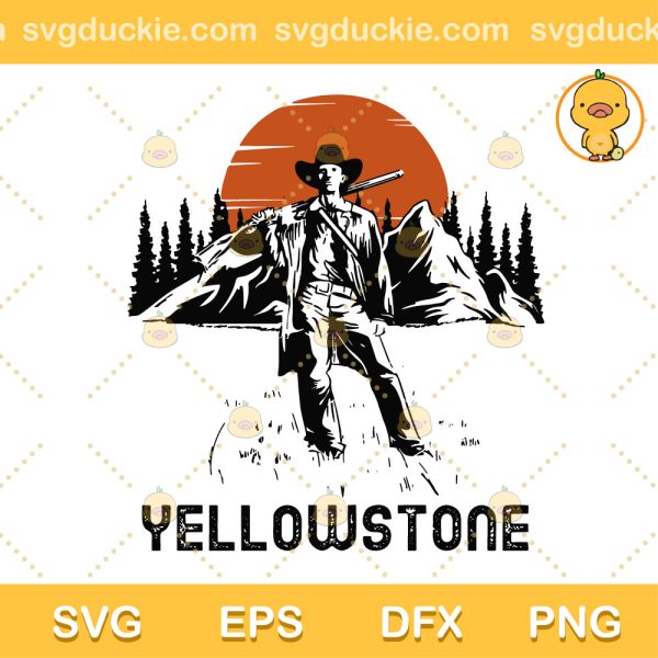 Yellowstone SVG, Montana Cowboy SVG, Dutton Ranch SVG PNG EPS DXF