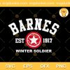 Barnes Winter Soldier SVG, Captain America Winter Soldie SVG, Steve Rogers Bucky Barnes SVG PNG EPS DXF