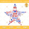 Fourth of July SVG, 4th of July SVG, National Day Of America SVG PNG EPS DXF