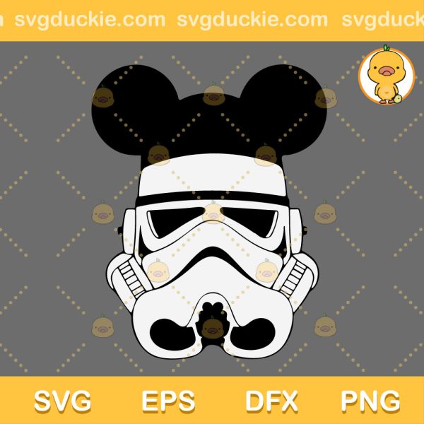 May The 4th Be With You SVG, Stormtroopers SVG, Face Mickey Star Wars SVG PNG EPS DXF