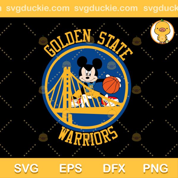 Mickey Basketball Golden State Warrior SVG, Disney Golden State Warrior SVG, Mickey Mouse Basketball Golden State Warrior golden State Fans SVG PNG EPS DXF