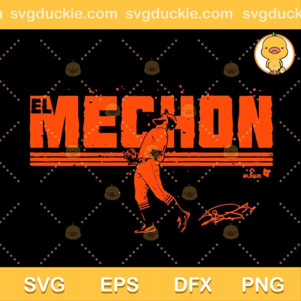 Sergio Romo El Mechon SVG, San Francisco Baseball SVG, El Mechon Baseball SVG PNG EPS DXF