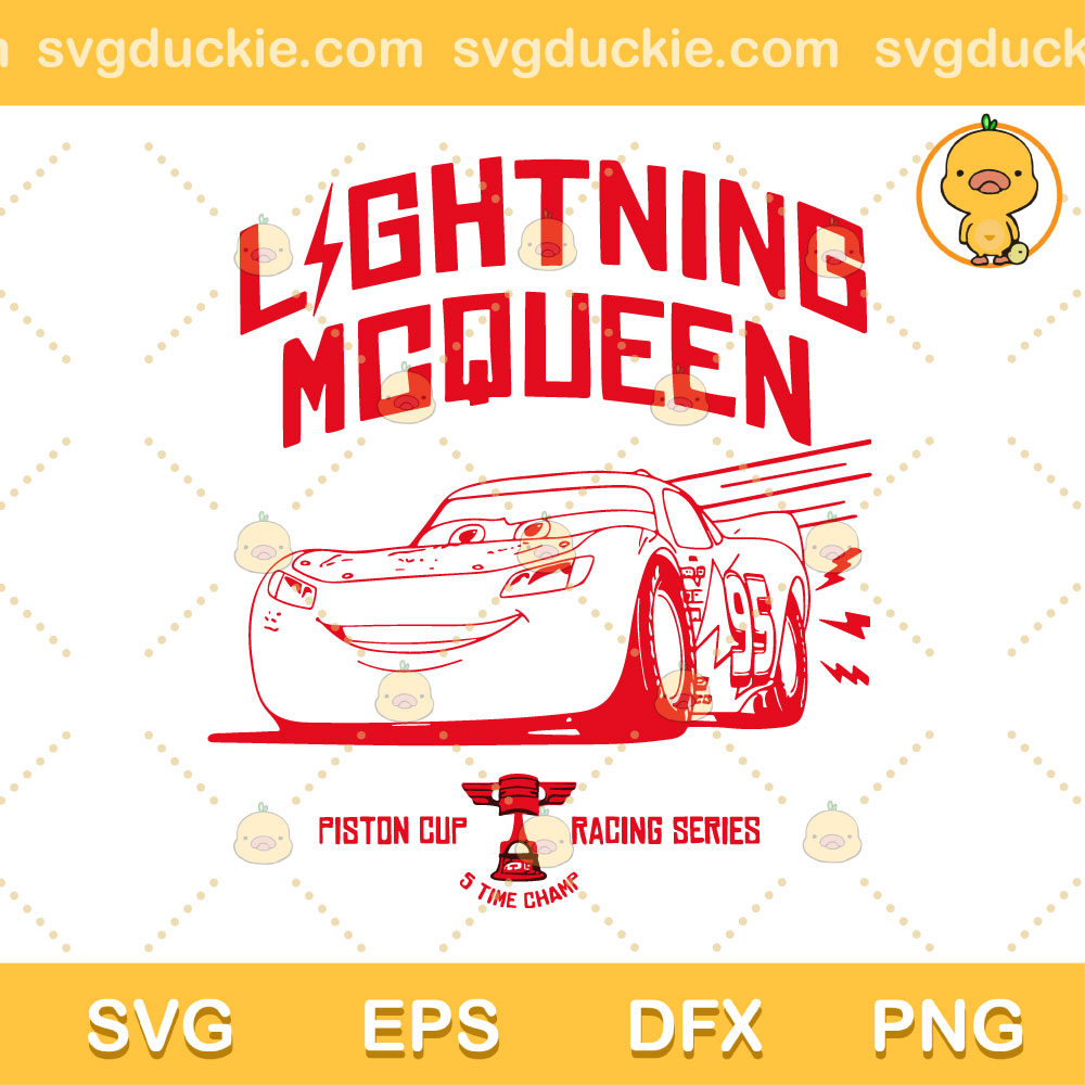Christmas Lightning McQueen Svg, Lightning Svg, Disney Cars