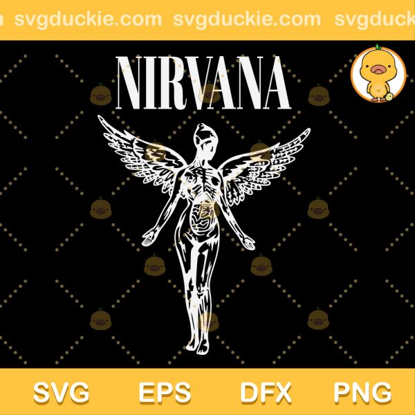 Nirvana Tour 90s SVG, Nirvana Band Music SVG, Nirvana SVG PNG EPS DXF