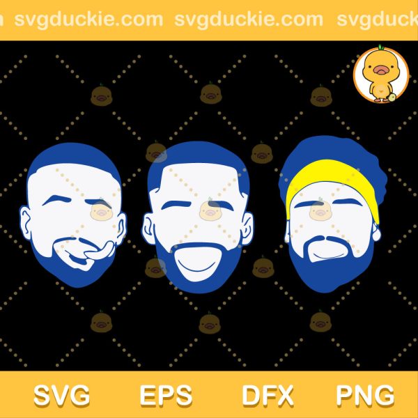 Player Golden State Warriors SVG, Face Player Golden State Warriors SVG, Golden State Warriors Basketball Team SVG PNG EPS DXF