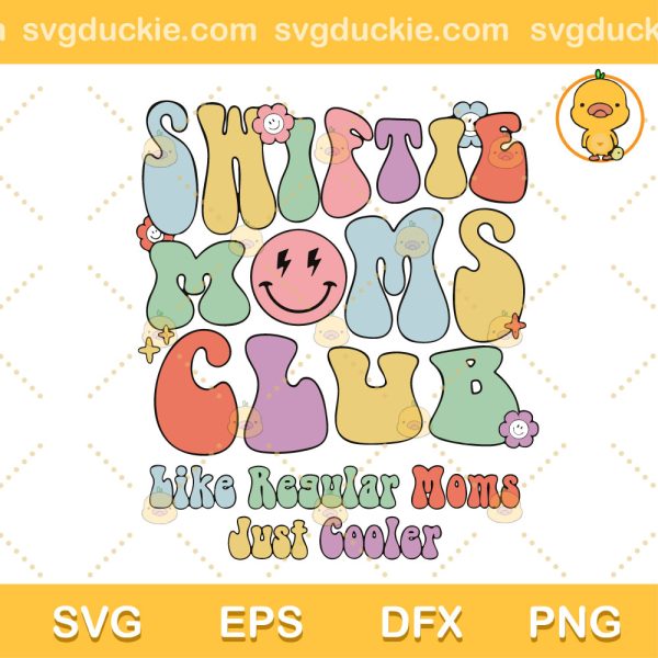 Retro Swiftie Moms Club SVG, Swiftie Moms SVG, Like Regular Moms Just Cooler SVG PNG EPS DXF