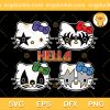 A Kiss Hello Kitty SVG, Hello Kitty Series SVG, Kiss X Hello Kitty SVG PNG EPS DXF
