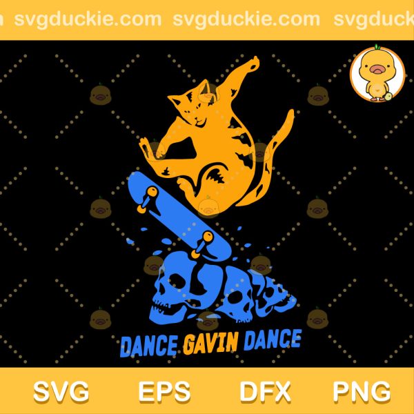 Cat Kickflip Dance Gavin Dance SVG, Cat Kickflip SVG, Original Cat Kickflip Dance Gavin Dance SVG PNG EPS DXF