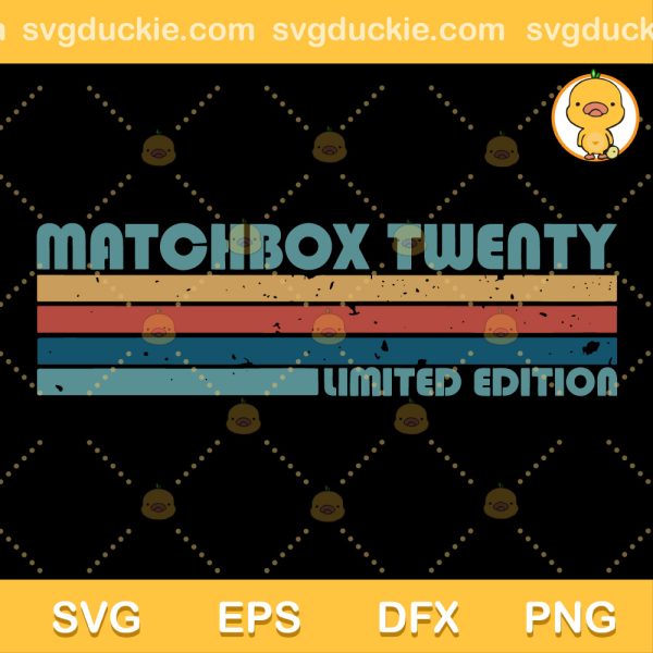 Matchbox Twenty Band SVG, Classic Matchbox Name Vintage Styles Christmas Purple 70s 80s 90s SVG, Matchbox Twenty Band Since 1995 SVG PNG EPS DXF