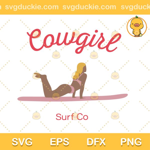 Cowgirl Summer Western SVG, Surf Co 2023 SVG, Cowgirl SVG PNG EPS DXF