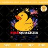 Firecracker Duck 4th of July SVG, Happy 4th Of July SVG, Independence Day Us SVG PNG EPS DXF