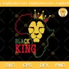 Juneteenth Black King SVG, Rasta Lion SVG, African American SVG, Black Dad SVG PNG EPS DXF