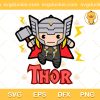 Marvel Thor Chibi SVG, Cute Thor SVG, Cute Superhero Thor SVG PNG EPS DXF