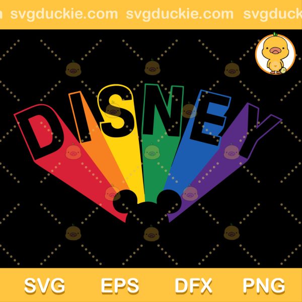 Mickey Mouse Icon Disney Pride SVG, Mickey Pride SVG, Mickey LBGT SVG PNG EPS DXF