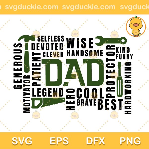 The Man The Myth Daddy The Legend SVG, Daddy Is The Best SVG, Happy Fathers Day SVG PNG EPS DXF