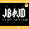 18 Album Jeff Beck Johnny Depp SVG, Johnny Depp Logo SVG, JBJD SVG PNG EPS DXF