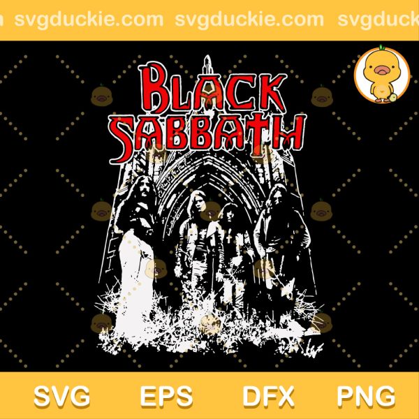 Black Sabbath 1975 SVG, Black Sabbath Band Music SVG, Design For Fans Of Black Sabbath Band Fans SVG PNG EPS DXF