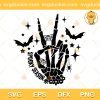 Skeleton Spooky Season SVG, Skeleton Hand Floral SVG, Halloween Season 2023 SVG PNG EPS DXF