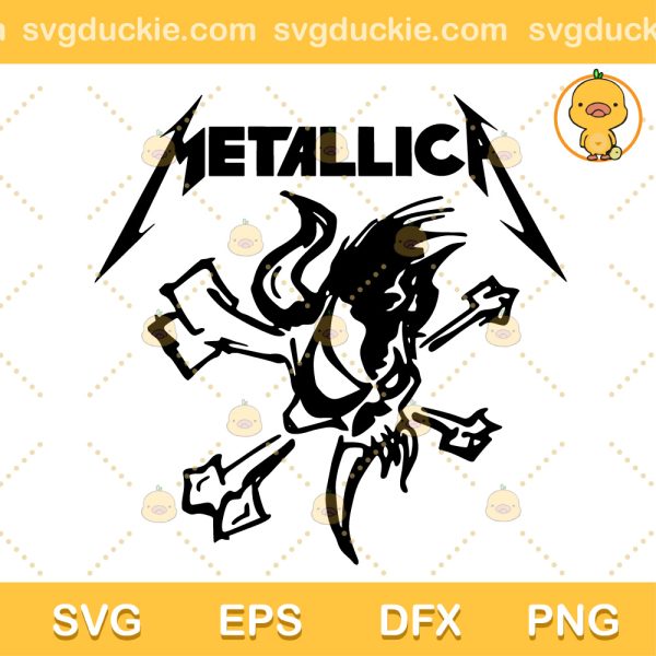 Metallica Logo SVG, Metallica Band SVG, Music Band Album SVG PNG EPS DXF