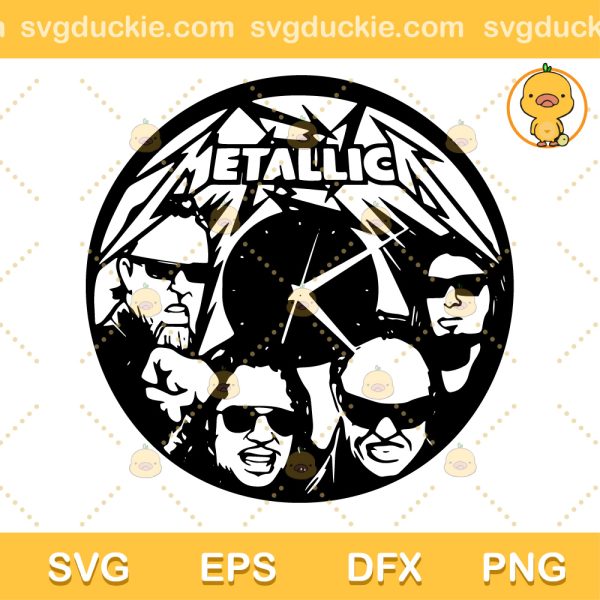 Metallica Waitch SVG, Metallica Music Band SVG, Vintage Metallica SVG PNG EPS DXF