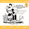 Mickey Mouse Disney Cartoon Present Steamboat Willie SVG, Mickey Mouse Steamboat Willie SVG, Mickey Mouse Design SVG PNG EPS DXF